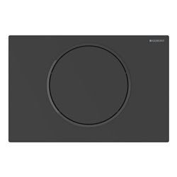 Plaque de déclenchement Noir mat Anneau Noir