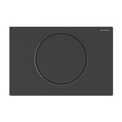 Plaque de déclenchement Noir mat laqué Anneau Noir