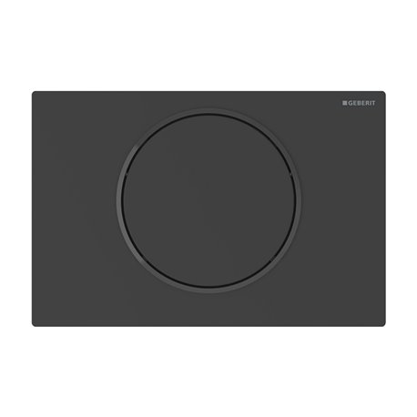 Plaque de déclenchement Noir mat laqué Anneau Noir
