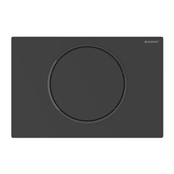 Plaque de déclenchement Noir mat laqué Anneau Noir
