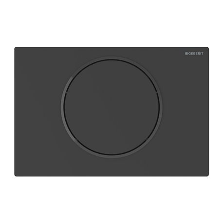 Plaque de déclenchement Noir mat laqué Anneau Noir