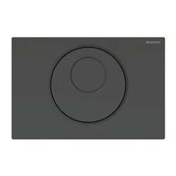 Plaque de déclenchement Noir Anneau noir mat