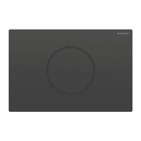 Plaque de déclenchement Noir Anneau Noir mat