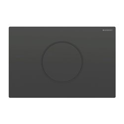 Plaque de déclenchement Noir Anneau noir mat