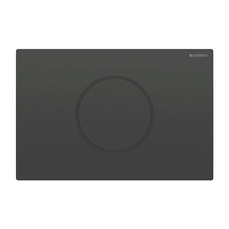 Plaque de déclenchement Noir Anneau noir mat