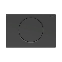 Plaque de déclenchement Sigma 10 Noir mat laqué Anneau noir