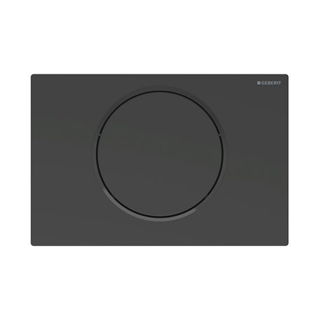 Plaque de déclenchement Sigma 10 Noir mat laqué Anneau noir