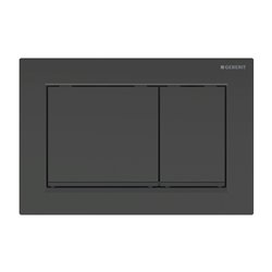 Plaque de déclenchement Omega30 Noir Bandes noir mat