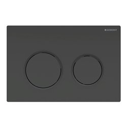 Plaque de déclenchement Omega20 Noir Anneaux noir mat
