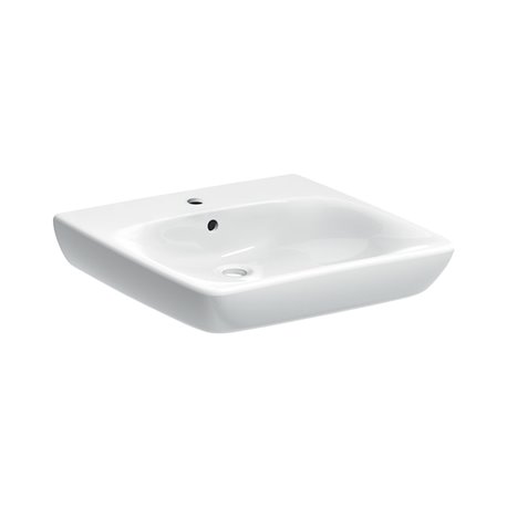 Lavabo Renova Comfort 60 cm 1 trou et 1 trop plein