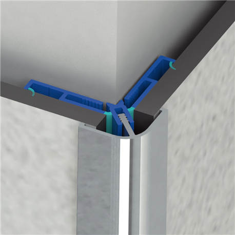Profilé en L Kinewall Start 216 cm Noir intense grainé