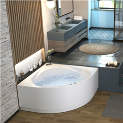 Baignoire balneo Otea sensation air pool 140 cm, tête à gauche