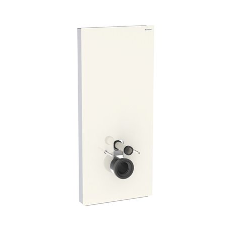 Panneau sanitaire Monolith Plus WC suspendu Verre sable gris / aluminium 114 cm Panneau sanitaire Monolith Plus WC suspendu Verre sable gris / aluminium 114 cm