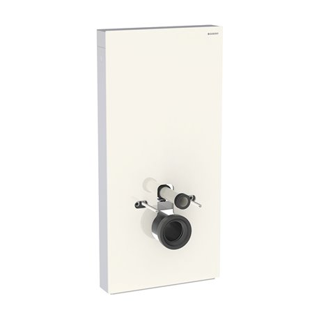 Panneau sanitaire Monolith Plus WC suspendu Verre sable gris / aluminium 101 cm Panneau sanitaire Monolith Plus WC suspendu Verre sable gris / aluminium 101 cm