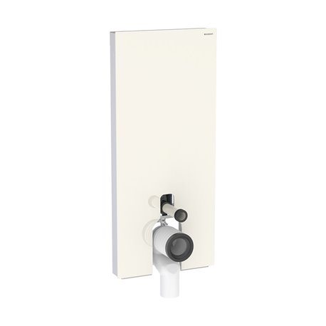 Panneau sanitaire Monolith WC sol Verre sable gris / aluminium 114 cm Panneau sanitaire Monolith WC sol Verre sable gris / aluminium 114 cm