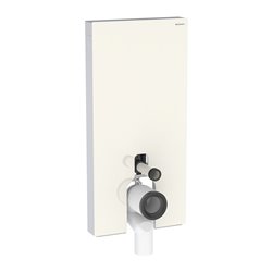 Panneau sanitaire Monolith WC sol Verre sable gris / aluminium 101 cm