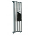 Radiateur eau chaude Kéva chromé vertical simple HKO HKO-180-071 1097 Watts Acova