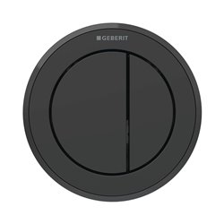 Plaque de déclenchement Pour meuble Noir mat Anneau noir