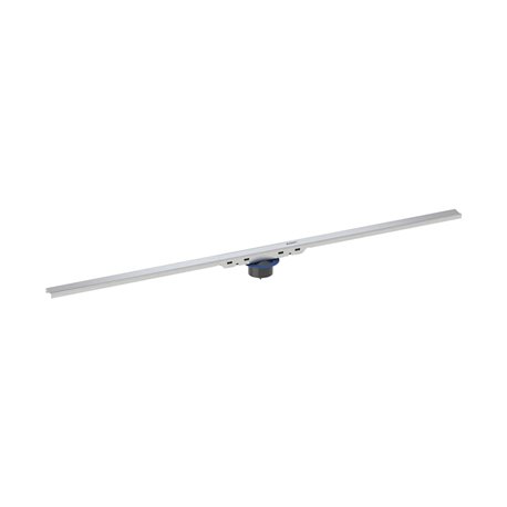 Caniveau de douche CleanLine50 30-130 cm cadre revêtement noir chromé et poli