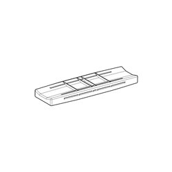 Pièce de connexion pour canivelles de douche