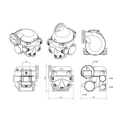 VMC hygroréglable EasyHOME Hygro Premium Kit Haute Pression +