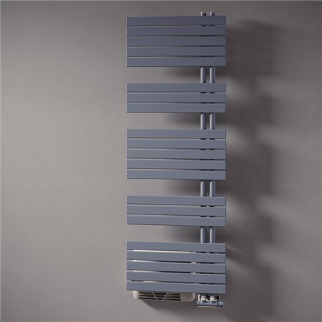 Sèche serviette eau chaude Soul_S 825+1000 Watts, Mât à droite
