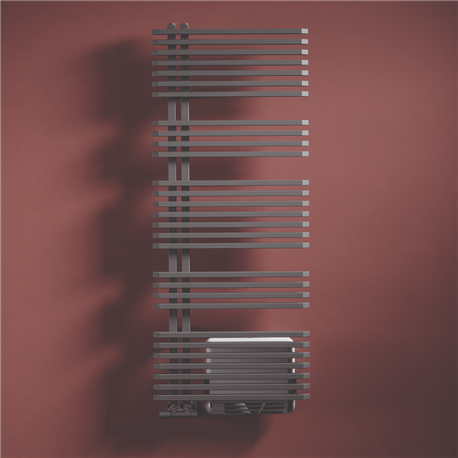 Sèche serviette eau chaude Jazz_S 731+1000 Watts, Mât à gauche Sèche serviette eau chaude Jazz_S 731+1000 Watts, Mât à gauche