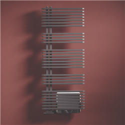 Sèche serviette eau chaude Jazz_S 909+1000 Watts, Mât à gauche