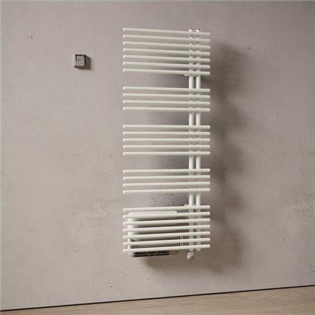 Sèche serviette électrique Funky_S 500+1000 Watts, Mât à droite