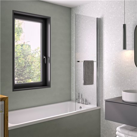 Pare-baignoire Columba 1 Transparent 75x150 cm