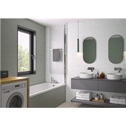 Pare-baignoire Columba 1 Transparent 75x150 cm