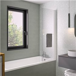 Pare-baignoire Columba 2 Transparent 110x150 cm