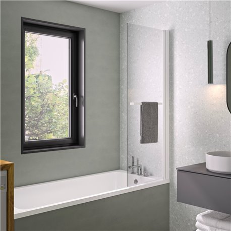 Pare-baignoire Columba 2 Transparent 110x150 cm