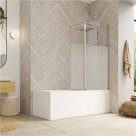 Volet pivotant pour pare-baignoire Hydra Cosmos 37,5x148 cm