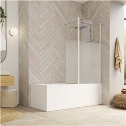Volet pivotant pour pare-baignoire Hydra Cosmos 37,5x148 cm