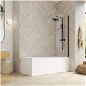 Pare-baignoire Hydra Transparent 80x148 cm