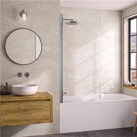 Pare-baignoire Lyra Transparent 80x150 cm