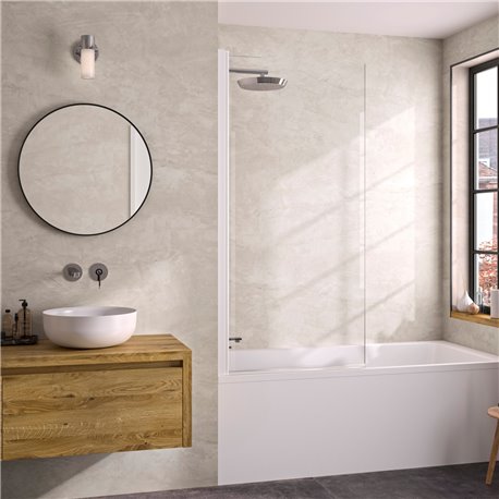Pare-baignoire Lyra Transparent 80x150 cm