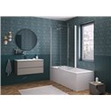 Pare-baignoire Orion Transparent 80x150 cm
