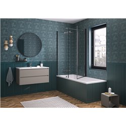 Pare-baignoire Orion Transparent 75x150 cm