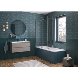 Pare-baignoire Orion Transparent 75x150 cm