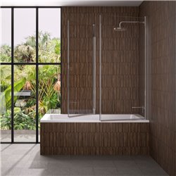 Pare-baignoire Orion Transparent 80x150 cm