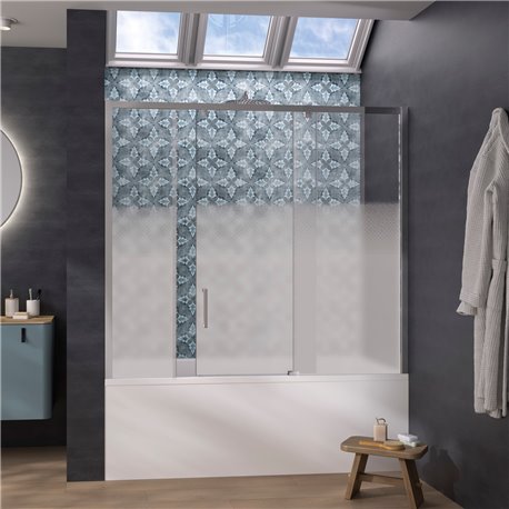Pare-baignoire Pegasus Cosmos 160x150 cm
