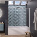 Pare-baignoire Pegasus Transparent 160x150 cm