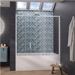 Pare-baignoire Pegasus Transparent 170x150 cm
