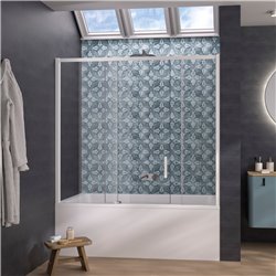 Pare-baignoire Pegasus Transparent 180x150 cm