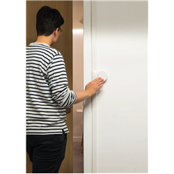 Interrupteur 3 en 1 Optima simple ou va-et-vient ou bouton poussoir blanc