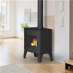 Poêle à bois Charles 8,7 kWatts noir