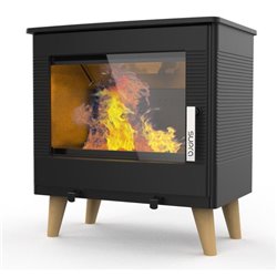 Poêle à bois étanche Markus 7,3 kWatts noir