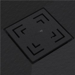 Receveur de douche Onyx Exclusif 140x90 cm Noir